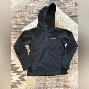 Patagonia W's Simple Guide Softshell Hooded Jacket Black Medium
